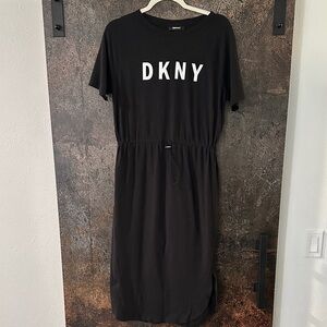 DKNY casual Black Midi Dress size S